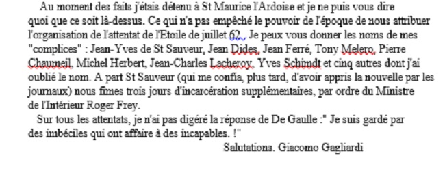  Camp de ST MAURICE l'ARDOISE 
---- 
  Antoine MELERO  
Jean-Yves De ST SAUVEUR
Commissaire Jean DIDES
Jean FERRE
Pierre CHAUMEIL
Michel HERBERT
Jean-Charles LACHEROY
Yves SCHMIDT
Giacomo GAGLIARDI
