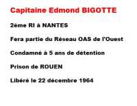  Capitaine  
Edmond BIGOTTE 
