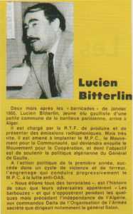  Lucien BITTERLIN 
Chef Barbouze