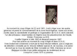 Colonel Yves GODARD 
---- 
Biographie