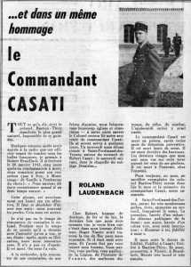 Le Commandant CASATI
par Roland LAUDENBACH