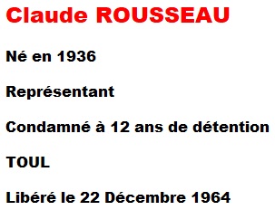  Claude ROUSSEAU 
