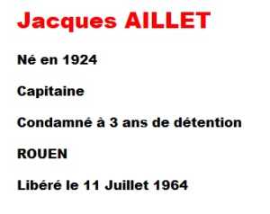  Capitaine  Jacques AILLET 
