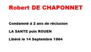   Robert DE CHAPONNET 