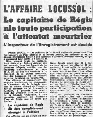  Affaire LOCUSSOL 
---- 
Paul STEFANI 
Robert ARTAUD 
 Capitaine De REGIS 
Jacques ACHARD
