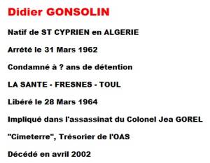 Photo-titre pour cet album: Didier GONSOLIN