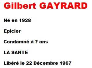  Gilbert GAYRARD 
