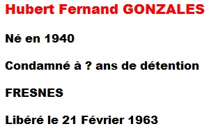  Hubert Fernand GONZALES 
