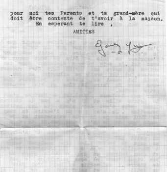  Lettre du 9 Octobre 1963
de GOMEZ Yves (2)
depuis les BAUMETTES

