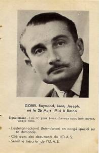 Photo-titre pour cet album: Colonel Jean GOREL  &quot;CIMETERRE&quot;