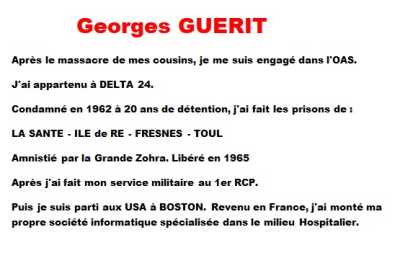  Georges GUERIT 
 CV
