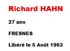  Richard HAHN 
