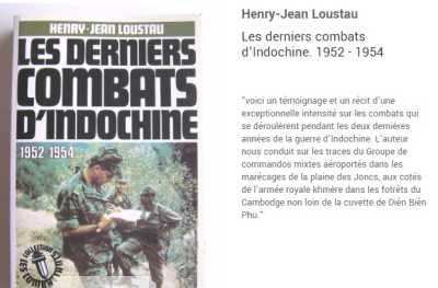   Colonel Henry LOUSTAU 
----
"Les derniers combats d'Indochine"