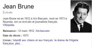  Jean BRUNE 
---- 
Biographie