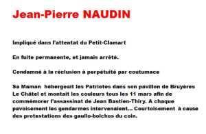   Jean-Pierre NAUDIN  
---- 
En fuite permanente ...

 