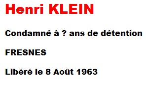  Henri KLEIN 
