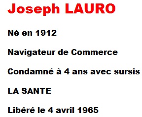  Joseph LAURO 
