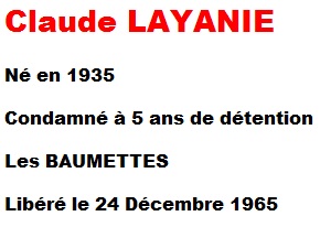  Claude LAYANIE 
