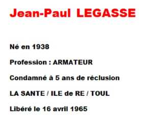  Jean-Paul LEGASSE 
