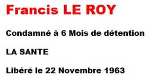  Francis LE ROY 
