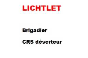  Brigadier LICHTLET 
