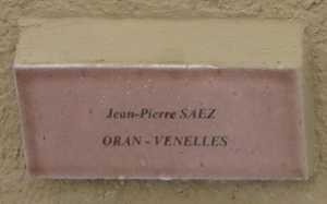  Jean-Pierre SAEZ 
ORAN - VENELLES
