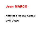   Jean MARCO   
----
OAS ORAN
100 ans en 2016

