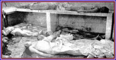  ALGER le 26 Mars 1962 
---- 
Les cadavres du massacre 
de la rue d'Isly
