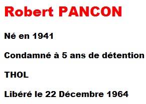  Robert PANCON 
