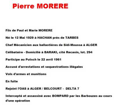  Pierre MORERE 
