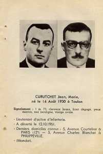  Jean-Marie CURUTCHET 
Fiche de Police