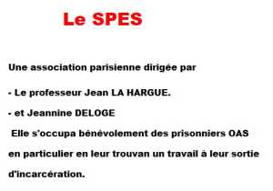  Le SPES 
----
Jean LA HARGUE
Jeannine DELOGE
