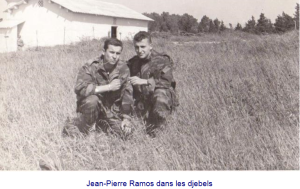   Jean-Pierre RAMOS  
 dans le djebel avec le    1er RCP
