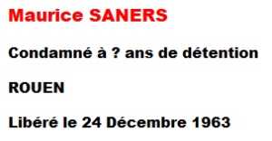  Maurice SANERS 
