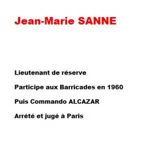   Jean-Marie SANNE 