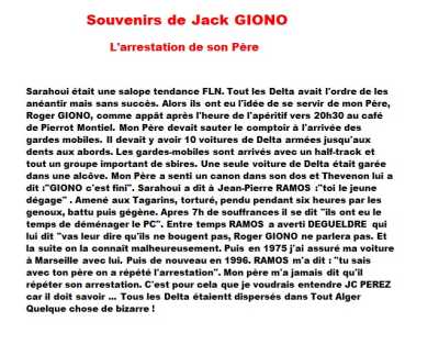 Roger GIONO
 Souvenirs de son fils

L'Arrestation (1)

