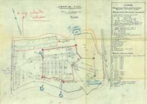   Plan du camp de Thol 1959