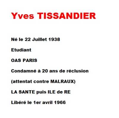  Yves TISSANDIER 