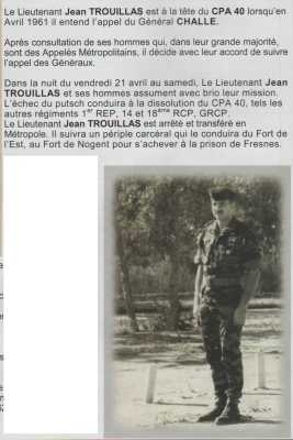  Lieutenant 
Jean  TROUILLAS 
