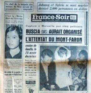 Photo-titre pour cet album: L'Attentat du Mont Faron  15 Ao&ucirc;t 1964