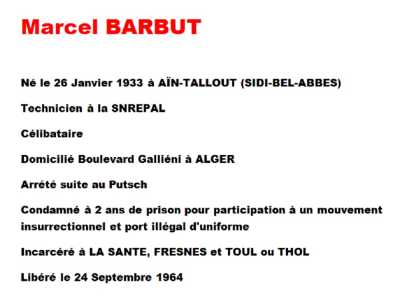   Marcel BARBUT  
----
   Commando TREPEL 
