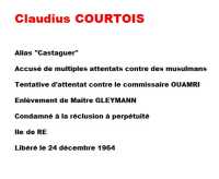   Claudius COURTOIS  
 OAS ALGER
