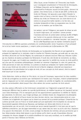  The HOMELAND of HUMAN RIGHTS 
La Patrie des droits de l'Homme
----
Gilles GUYOT
Philippe CHIAVERINI
