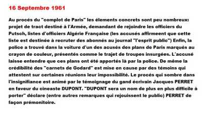  16 Septembre 1961 
----
Jacques PERRET
