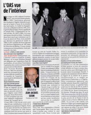 Journal LE POINT 
du 20 Novembre 2008 
