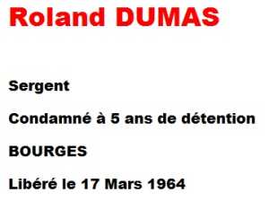   Roland DUMAS 
