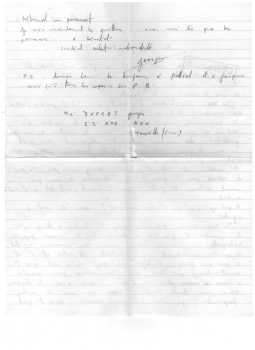 Lettre de Georges DUPRAT
du 25 Mars 1963 (2)