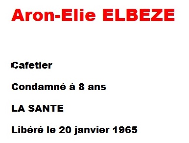  Aron-Elie ELBEZE

