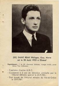 Photo-titre pour cet album: Capitaine De SAINT-REMY