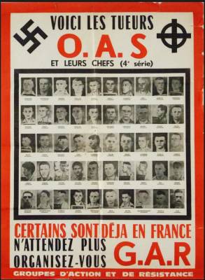 Photo-titre pour cet album: Affiches anti-OAS